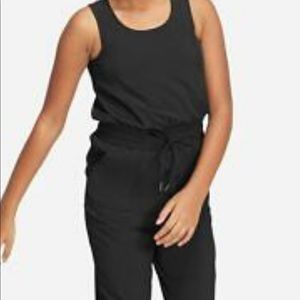 Justice girl’s black jumpsuit